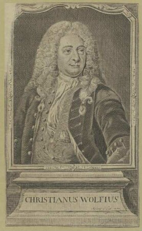 Bildnis des Christianus Wolfius