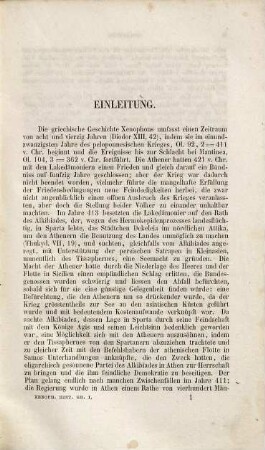 Xenophons griechische Geschichte, 1. Buch I - IV