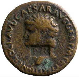 Münze, Dupondius, 64 - 66