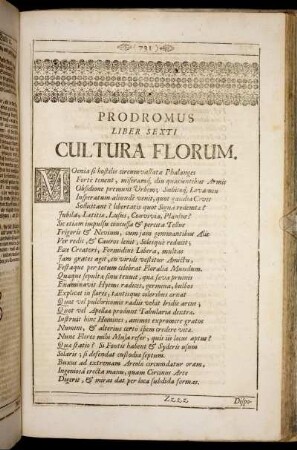 [Sechstes Buch. Blumen-Garten.]
