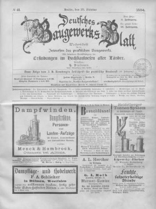 44. Jahrgang. Nr. 43.