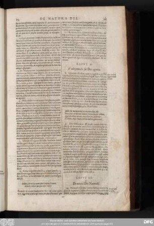 Caput III. De notitia Dei Naturali.