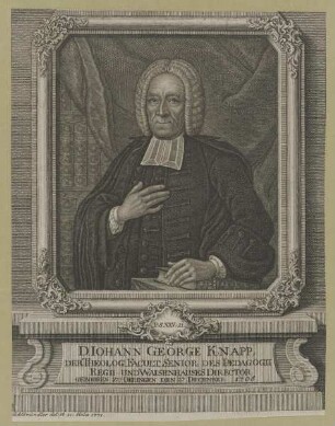 Bildnis des Iohann Georg Knapp