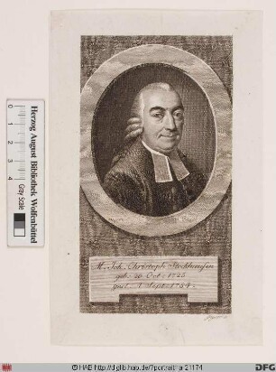Bildnis Johann Christoph Stockhausen