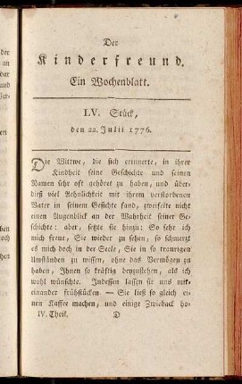 LV. Stück, den 22. Julii 1776