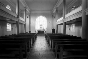 Auggen: Inneres der Kirche; Achse