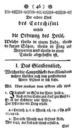 1. Das Glaubens-Lied