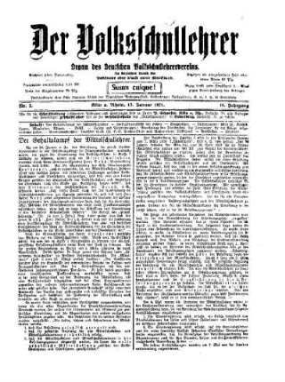 Der Gehaltskampf der Mittelschullehrer
