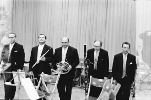Donaueschingen: Donaueschinger Musiktage; Südwestfunk Bläserquintett, stehend