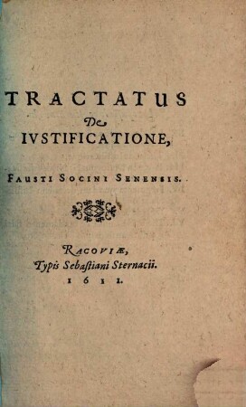 Tractatus de iustificatione