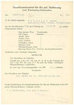 Glückler, Anton