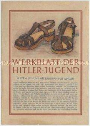 Anleitung zur Herstellung von Kinderschuhen (Sandalen)