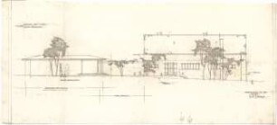 Gsaenger, Gustav; Icking (Isartal, Bayern); Landhaus Prof. Dr. Weltz, Umbau - Südseite, gesamt (Ansicht)