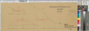 Beseitigung des Planüberganges in Priorei, Anlage 5: Querschnitte, M. 1:100 Stnr.: 44, Iwü, Bunr.: 1, Blnr.: 3
