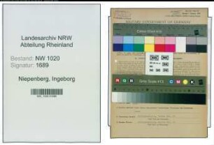 Entnazifizierung Ingeborg Niepenberg , geb. 08.10.1920 (Dolmetscherin)