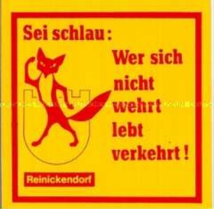 Propaganda-Aufkleber der SEW