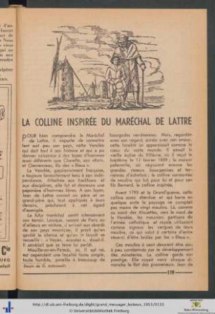 La Colline inspirée du Maréchale de Lattre.