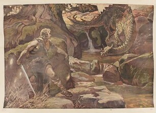Schulwandbild (Schulwandbild "Nibelungen 2")