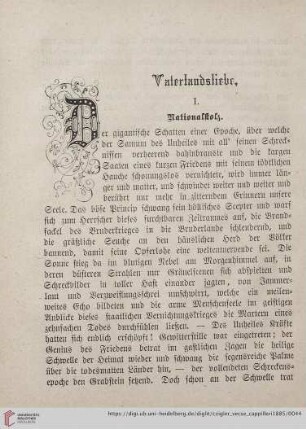 Vaterlandsliebe