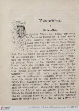 Vaterlandsliebe
