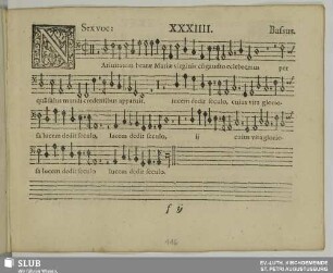 XXXIIII. Nativitatem beatae Mariae virginis
