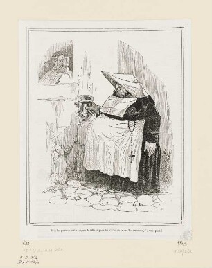 Pour les pauvres petits sergens de ville..., erstmals erschienen in: „Le Charivari“, Paris 1834