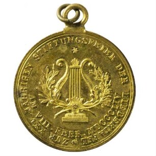 Medaille Halberstädter Liedertafel