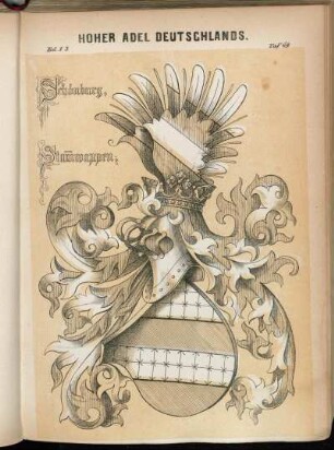 Taf. 69. Schönburg, Stamwappen.
