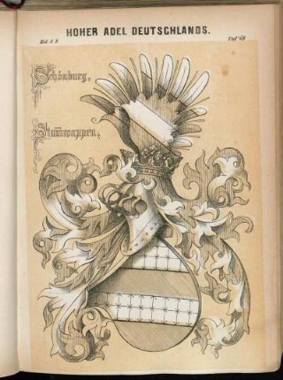 Taf. 69. Schönburg, Stamwappen.