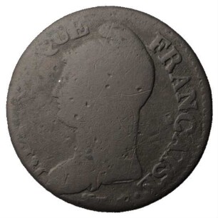 Fundmünze, 5 Centimes, 1796 - 1800