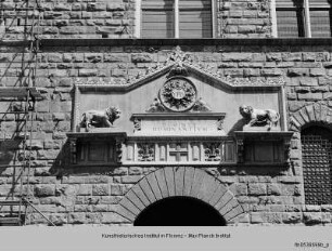 Palazzo Vecchio, Westfassade, Florenz