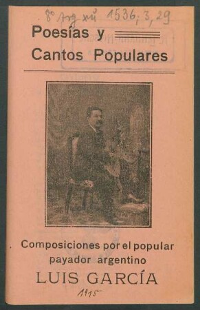 Poesías y cantos populares : composiciones