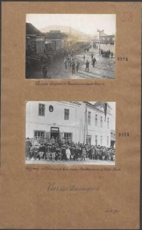 Deutsche Truppen im Durchmarsch durch Lescovac