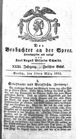 12. Stueck, 19. Maerz 1832