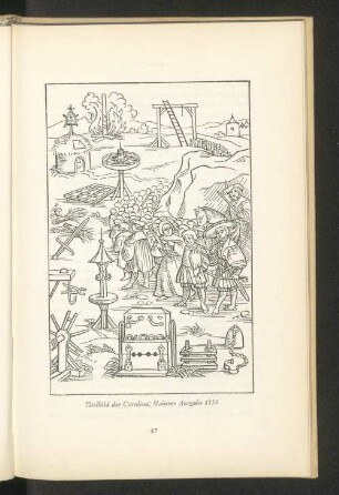 Titelbild der Carolina, Mainzer Ausgabe 1533