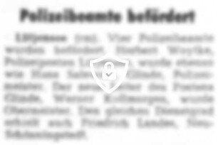 Polizeibeamte befördert