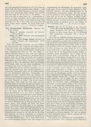 228-230 [Rezension] Windisch, Hans, Der zweite Korintherbrief