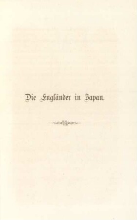 Die Engländer in Japan
