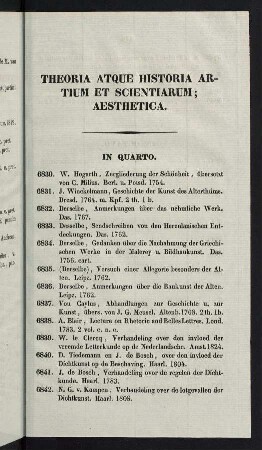 345-353, Therioa Atque Historia Artium et Scientiarum; Aesthetica