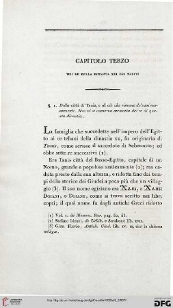 Capitolo terzo: Die Re della Dinastia XXI dei Taniti