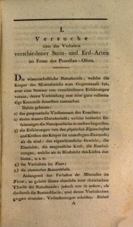 Beiträge Zur Chemischen Kenntniss Der Mineralkörper, 1