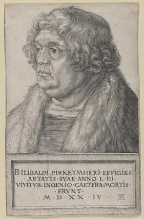 Bildnis des Bilibaldus Pirkeymherus