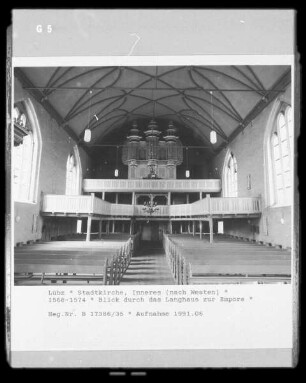 Orgelempore Orgel Orgelprospekt