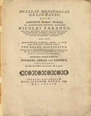 Puellae monstrosae delineatio