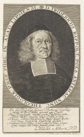 Bildnis des Fridericus Rappolt