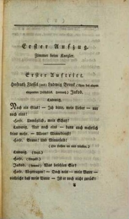 Die Mündel : Ein Schauspiel in fünf Aufzügen ; Auf der Mannheimer Nationalbühne zum erstenmal aufgeführet den 25. October 1784.