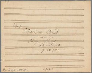 Manövrier-Marsch; D; pf; op. 33/6 - BSB Mus.Schott.Ha 12910-2