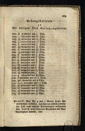Uebungsbeispiele zu den vorigen fuenf Verfahrungsarten