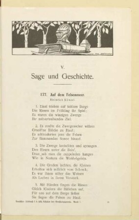 V. Sage und Geschichte