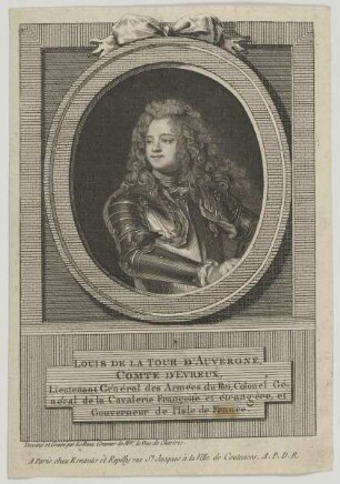 Bildnis des Louis de la Tour d'Auvergne d'Evreux